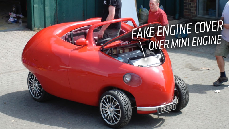 Illustration for article titled This Seems To Be The Only Heart-Shaped Car In Existence
